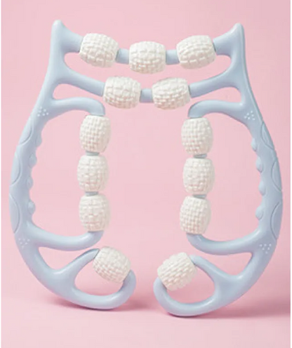 Plastic Massager Relax Plastic Leg Roller Ten Three Wheels Ring Foam Roller